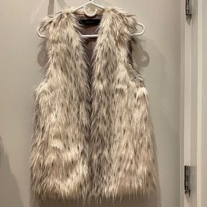 Zara Basic - Faux Fur Vest